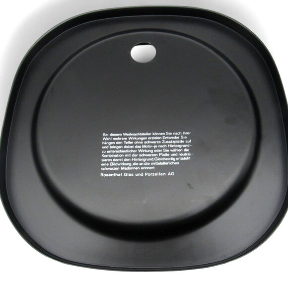 ROSENTHAL Bjorn Wiinblad The Annunciation Christmas Wall Plate 1977 Signed Vinta - Picture 6 of 12